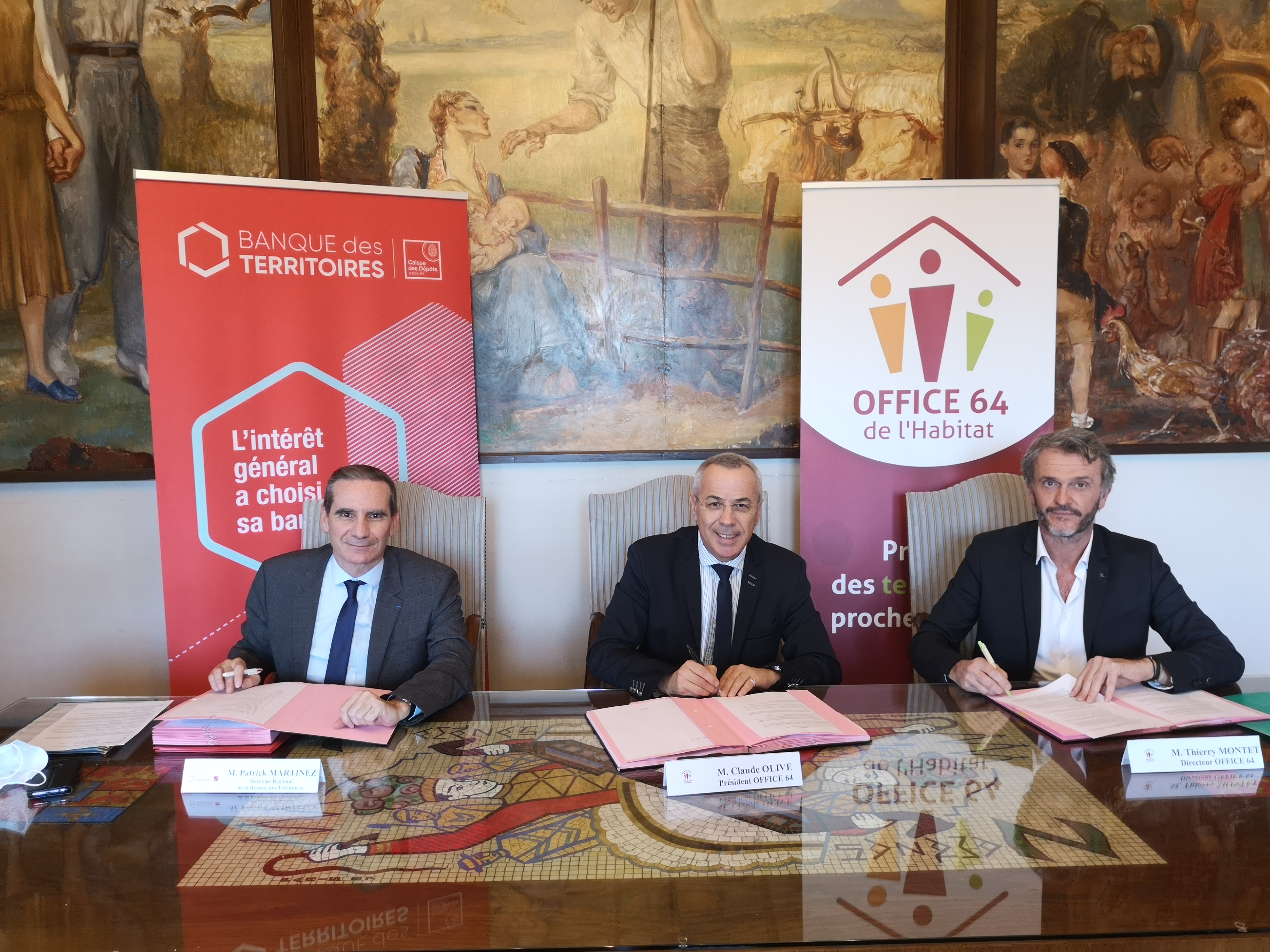 ANGLET : Signature du Contrat des Titres participatifs