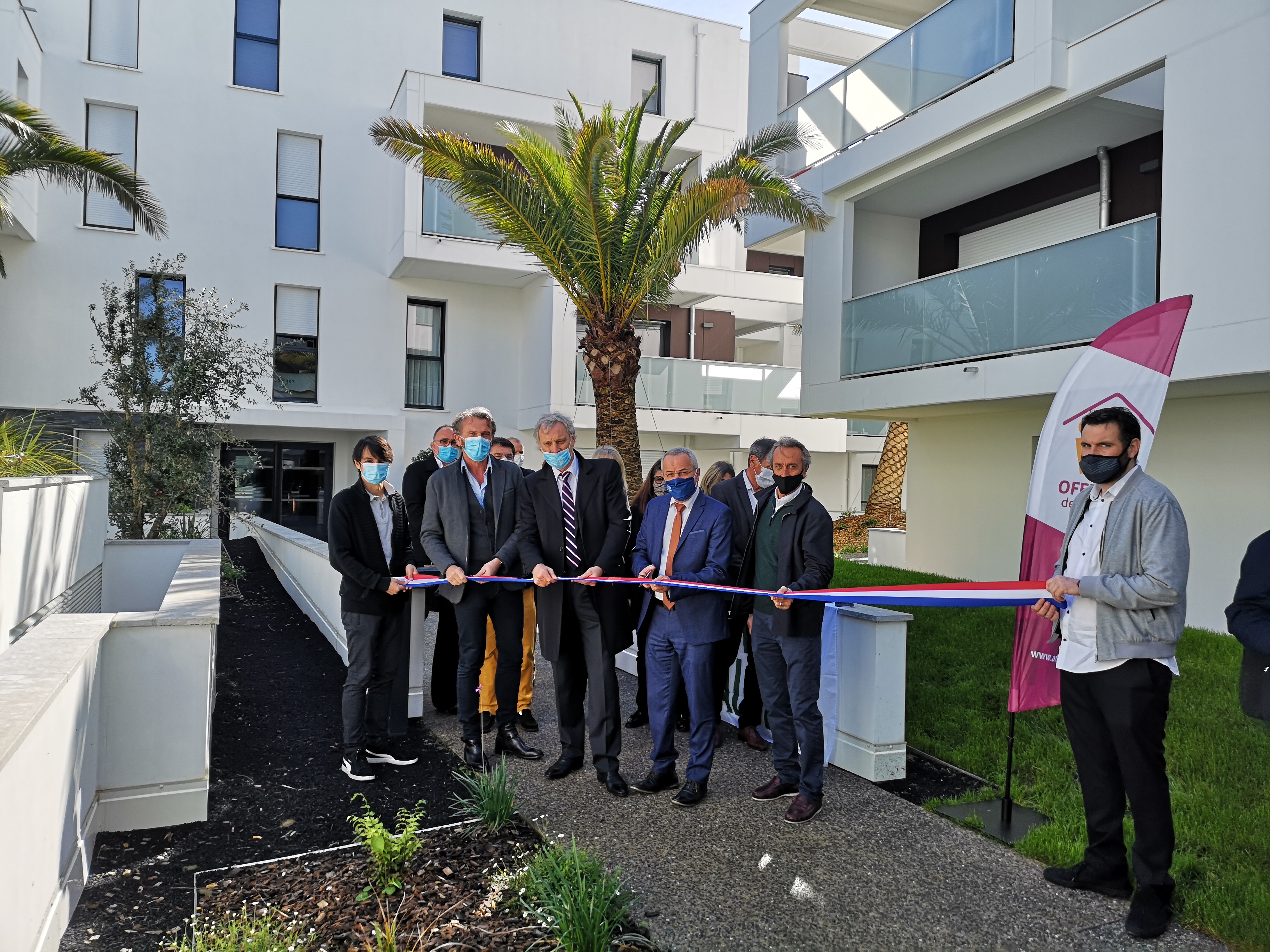 Anglet : Inauguration des Jardins des Cinq Cantons