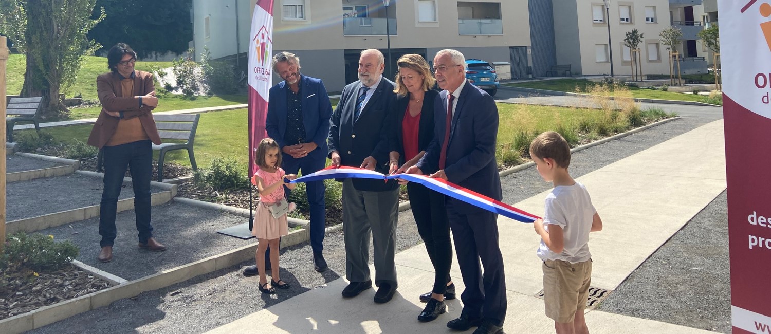 Boucau : Inauguration de la résidence La Sablère