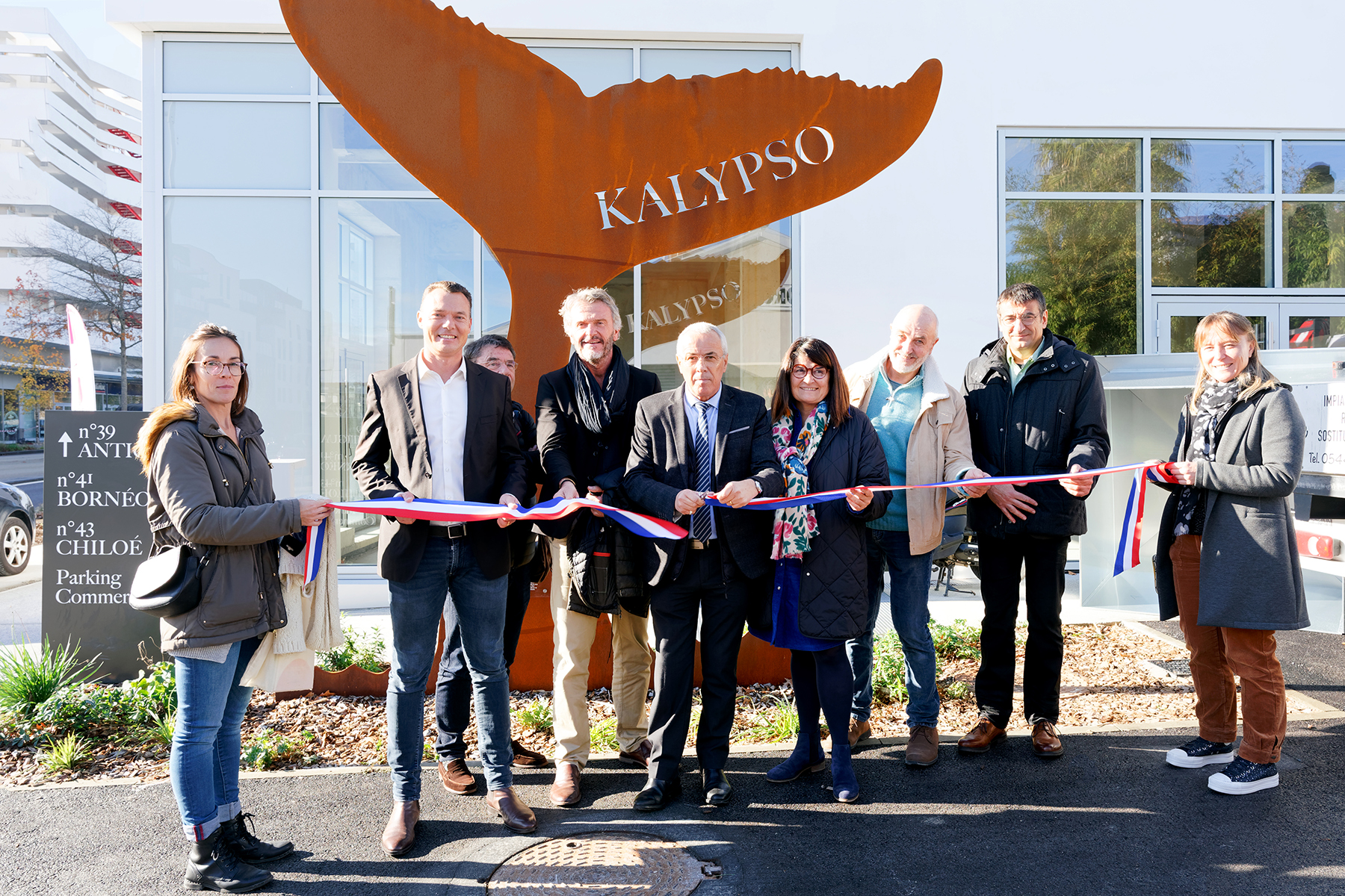 Inauguration de la résidence Kalypso à Anglet 
