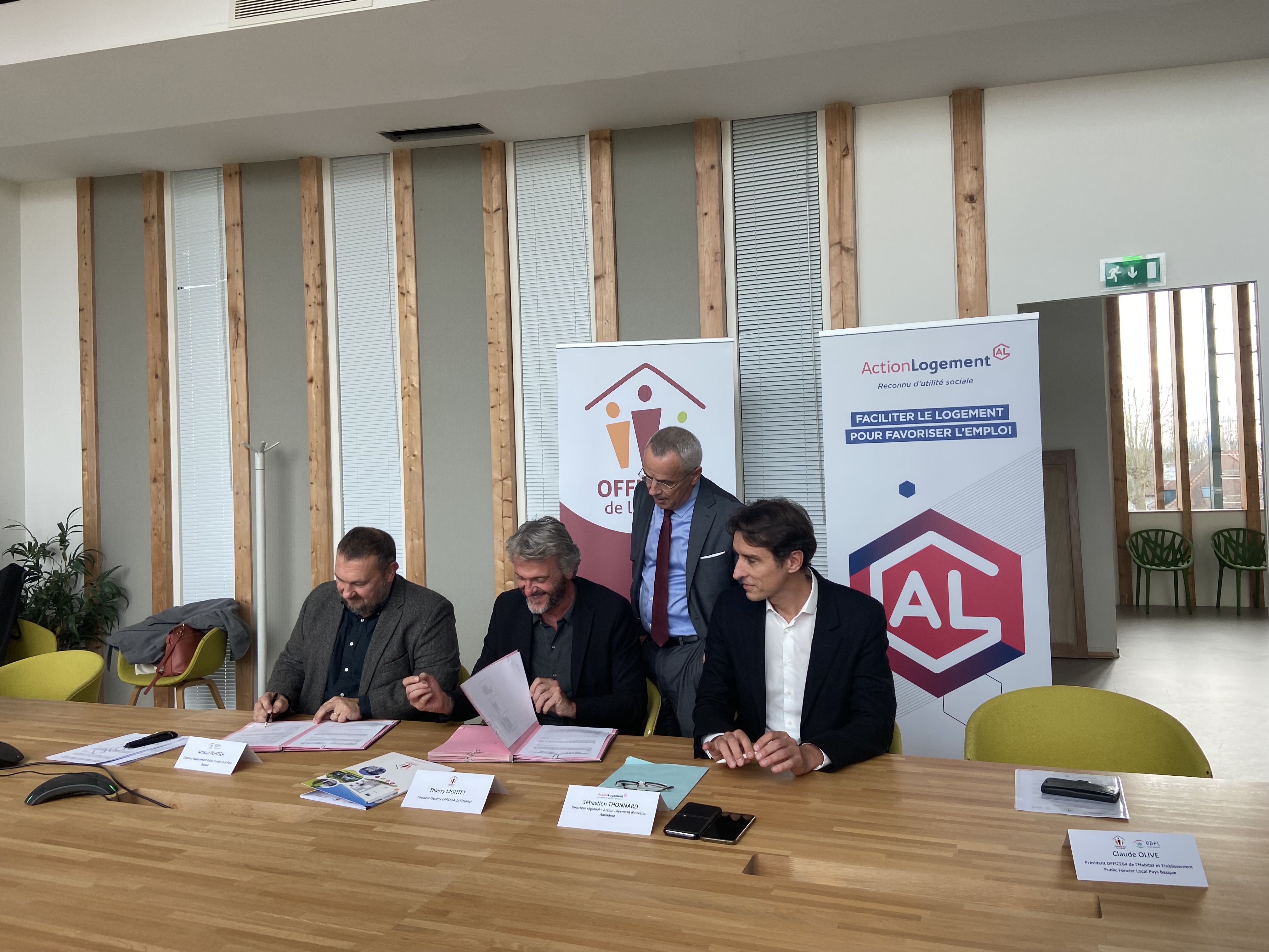 Signature d'une convention d'engagement avec Action Logement 