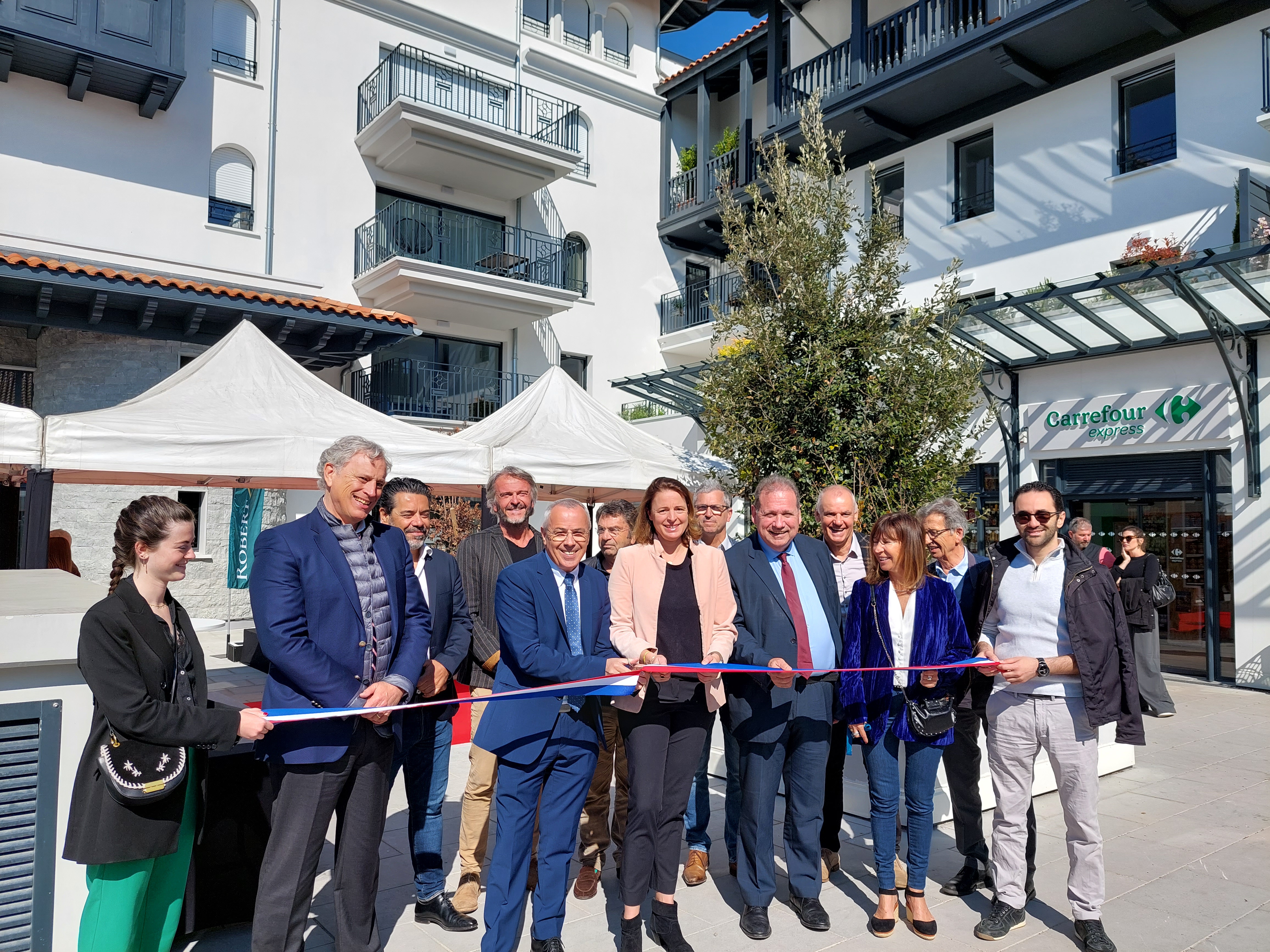 Inauguration de la résidence Les Portes d'Aguiléra à Anglet