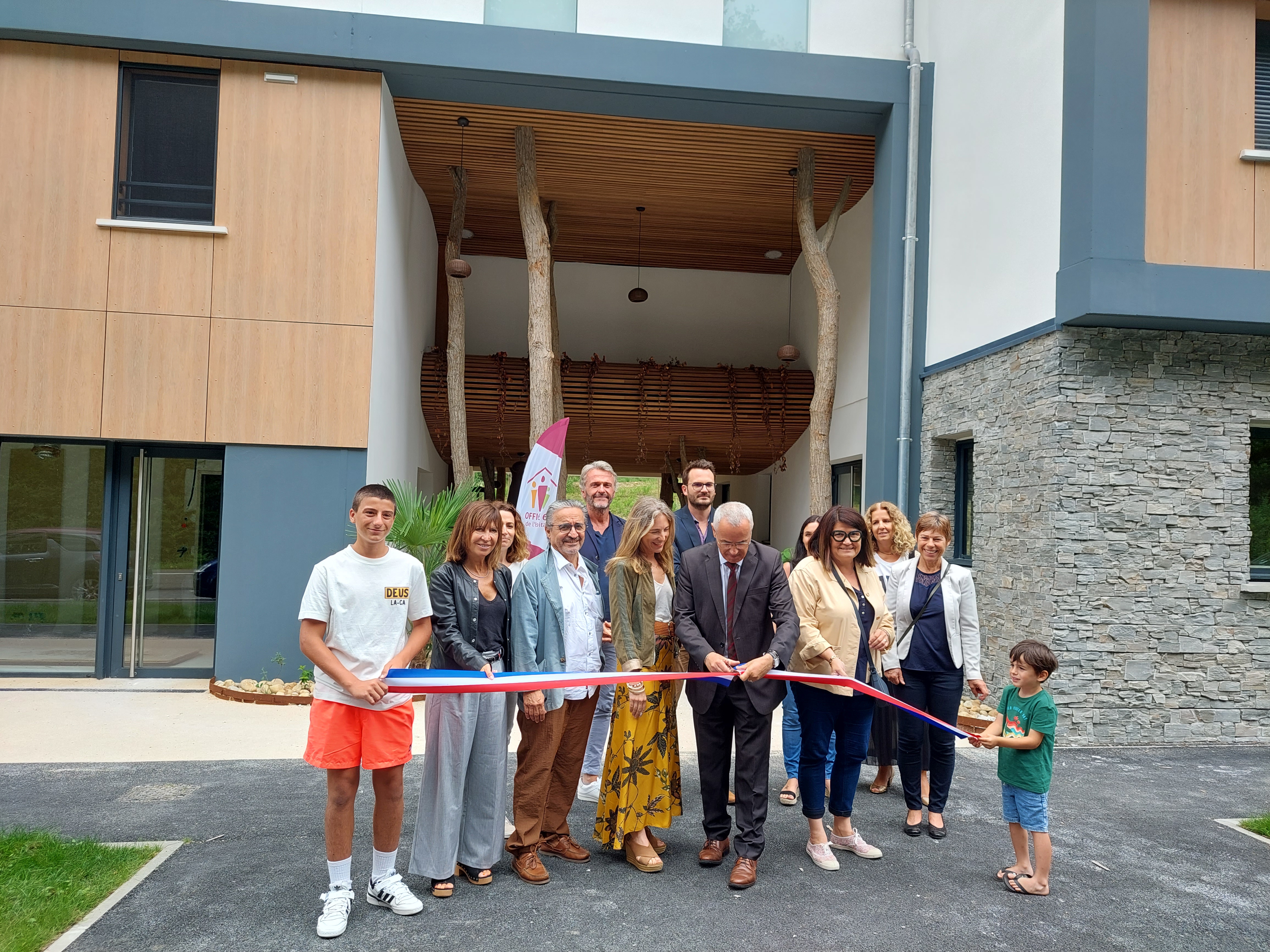 Inauguration de la résidence Mellonia à Anglet 