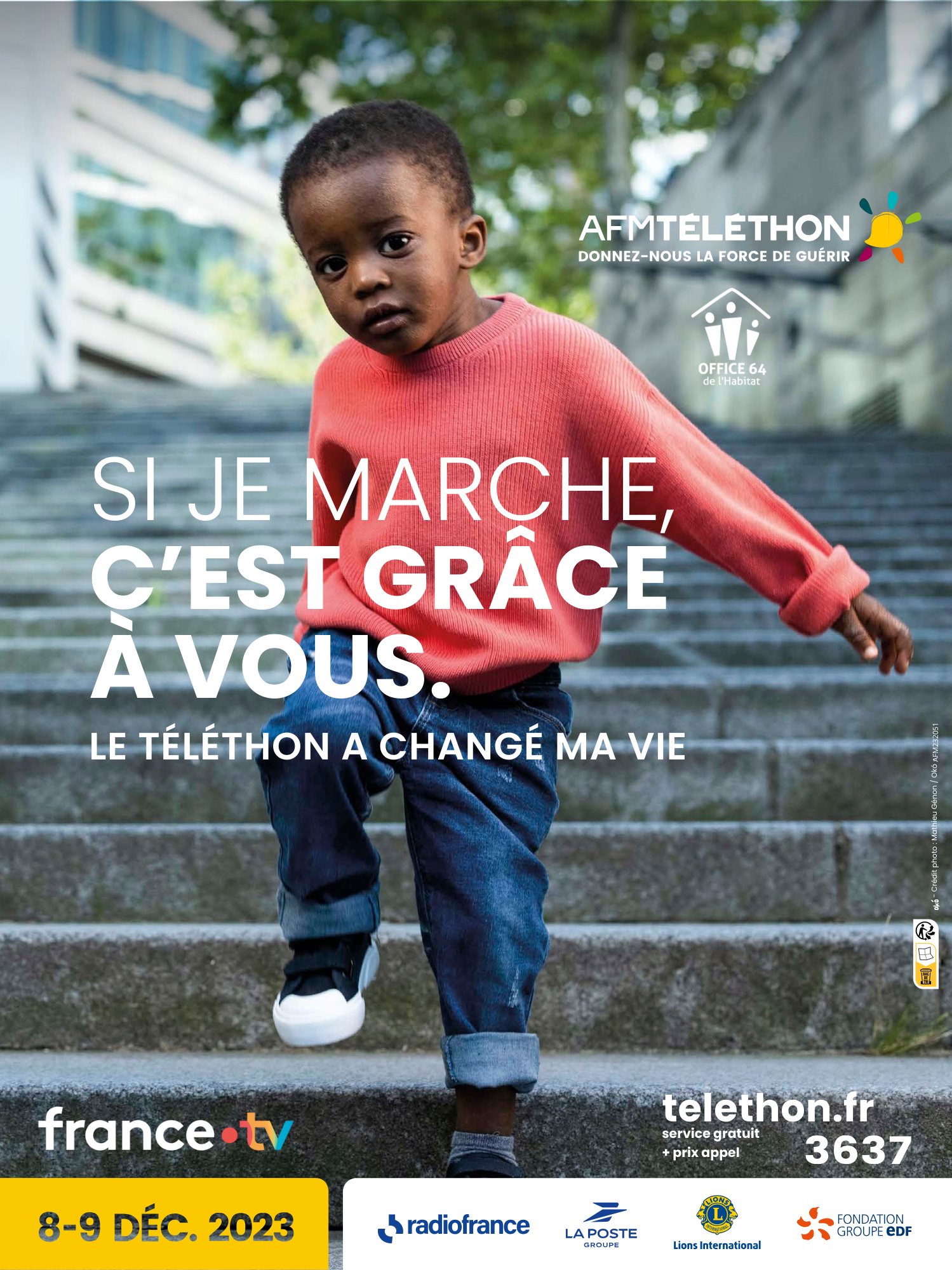 L’OFFICE64 partenaire du Téléthon 2023