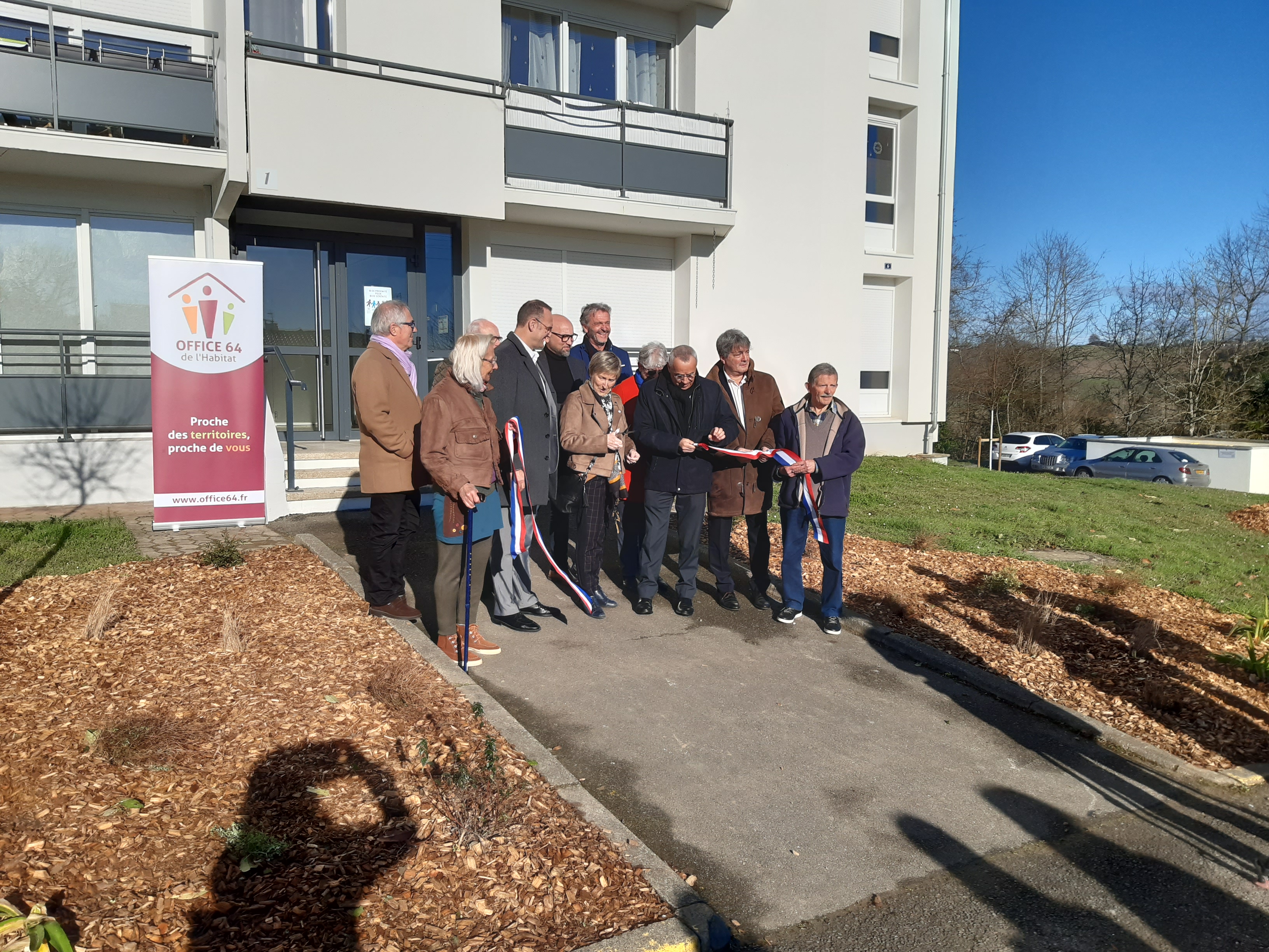 Inauguration de la réhabilitation de 4 résidences Orthézienne 