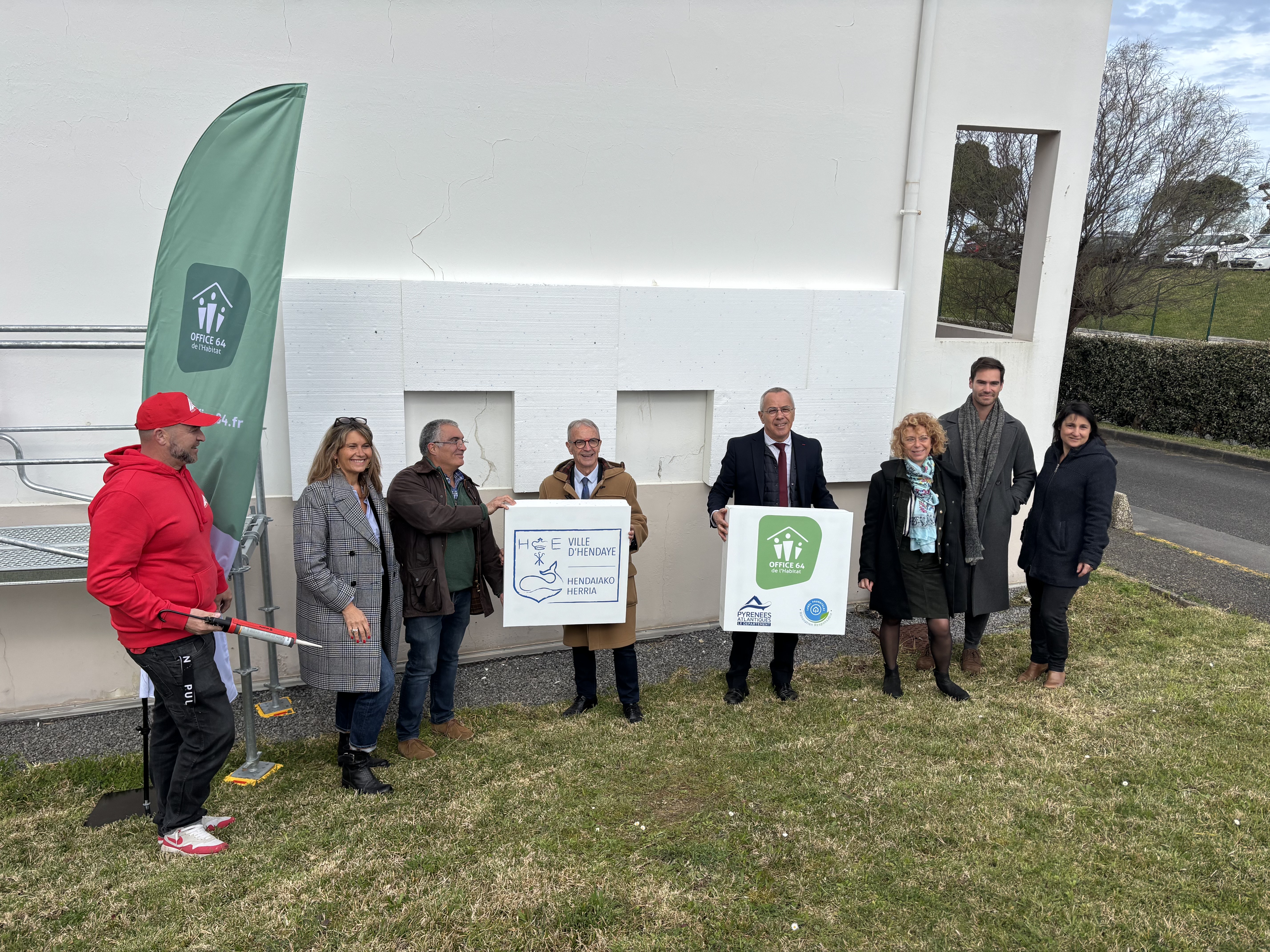 Lancement des travaux de réhabilitation de la résidence les 2 Jumeaux à Hendaye