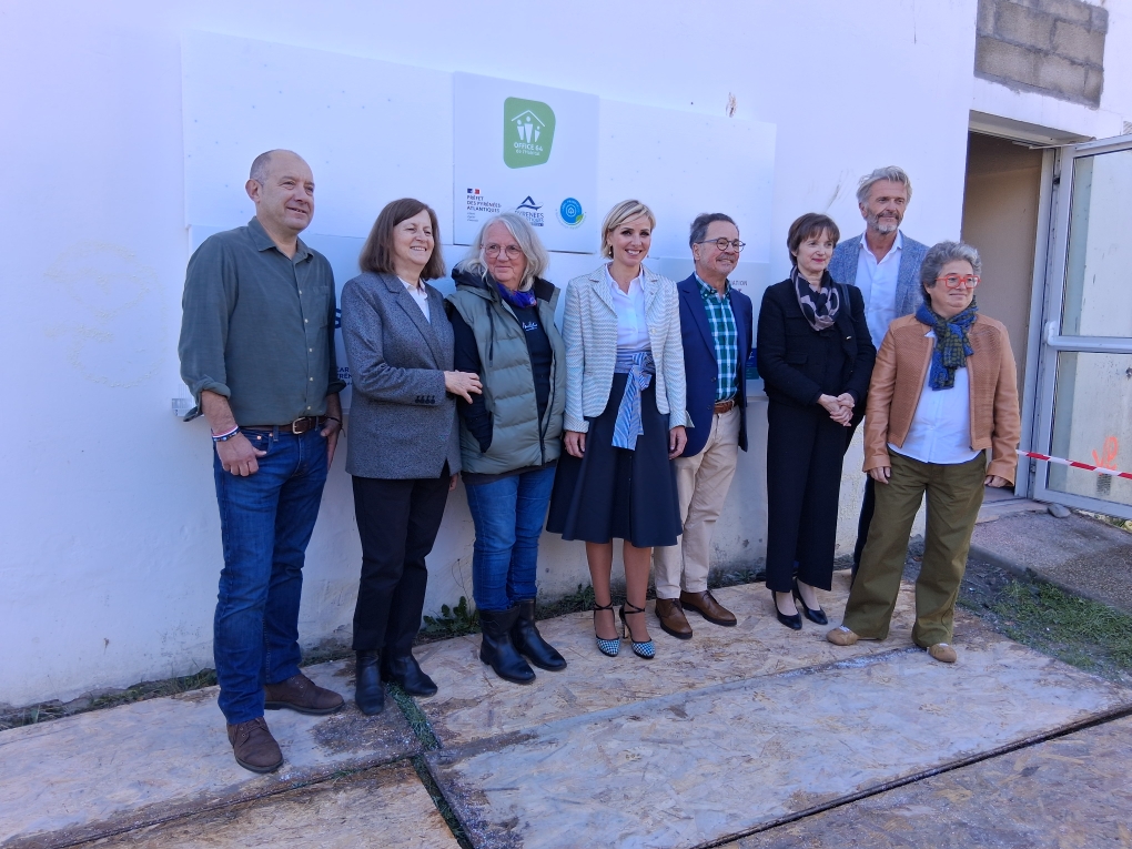 Lancement des travaux Gaston Marsan à Gelos