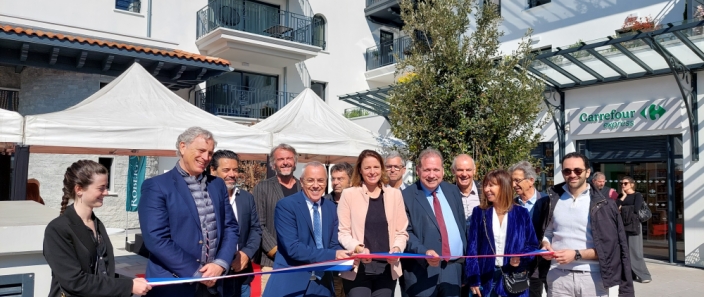 Inauguration de la résidence Les Portes d'Aguiléra à Anglet
