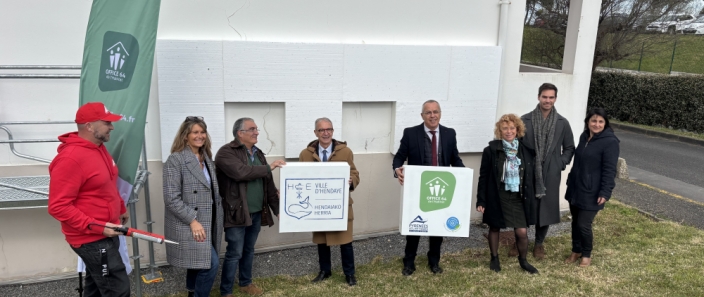 Lancement des travaux de réhabilitation de la résidence les 2 Jumeaux à Hendaye