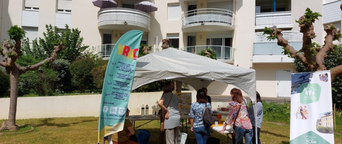 Retour sur une animation conviviale en pied d'immeuble